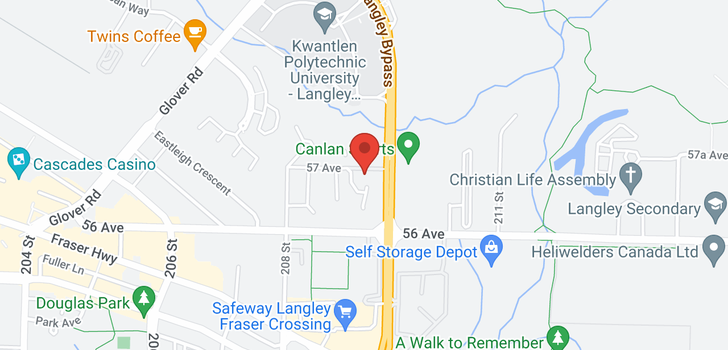 map of 105 20894 57 AVENUE